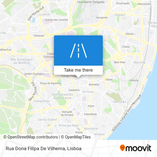 Rua Dona Filipa De Vilhema map