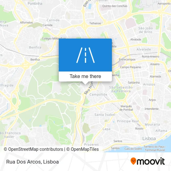 Rua Dos Arcos map