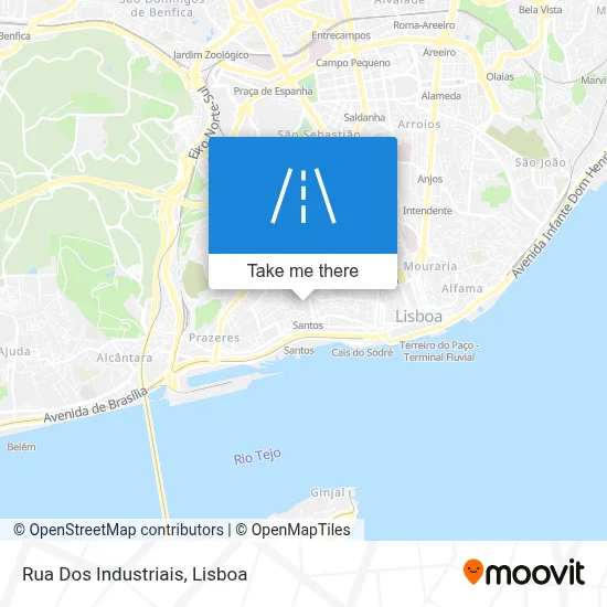 Rua Dos Industriais map