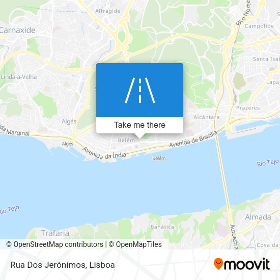 Rua Dos Jerónimos map