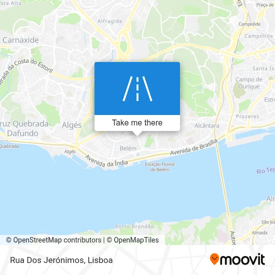 Rua Dos Jerónimos map