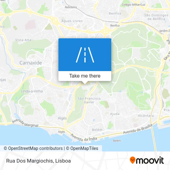 Rua Dos Margiochis map
