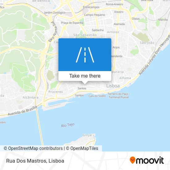 Rua Dos Mastros map