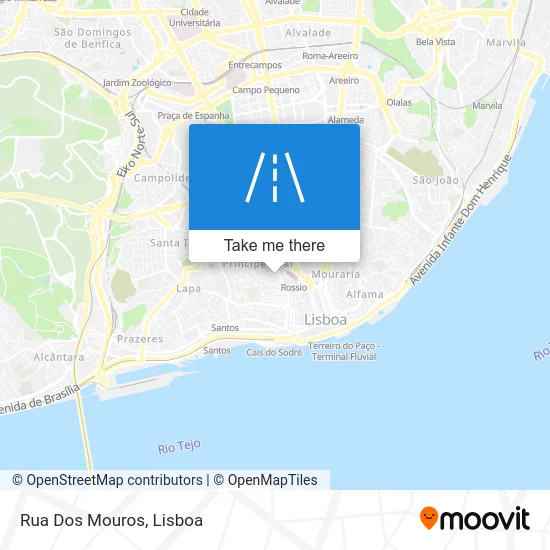 Rua Dos Mouros map