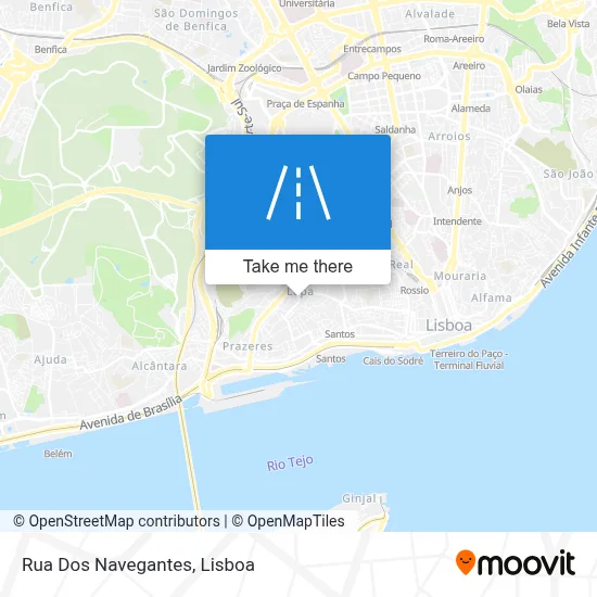 Rua Dos Navegantes map