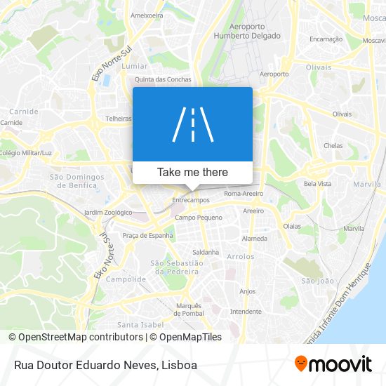 Rua Doutor Eduardo Neves map