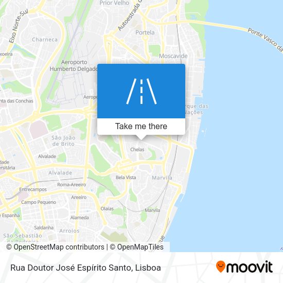Rua Doutor José Espírito Santo map