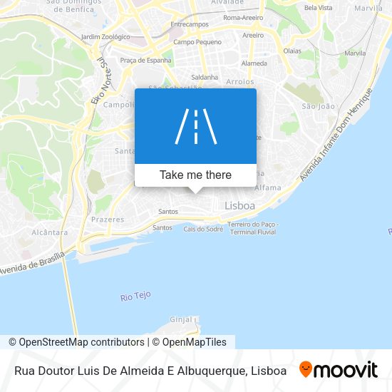 Rua Doutor Luis De Almeida E Albuquerque mapa
