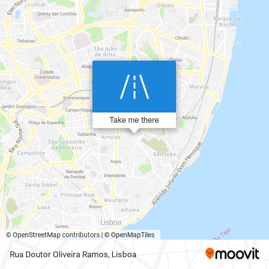 Rua Doutor Oliveira Ramos map