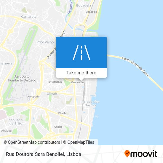 Rua Doutora Sara Benoliel mapa
