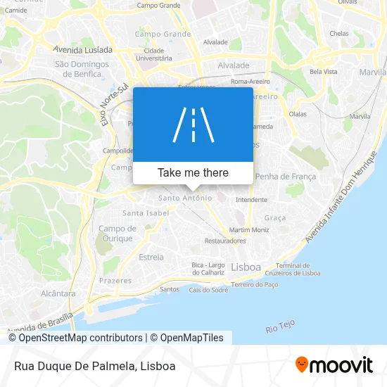 Rua Duque De Palmela map