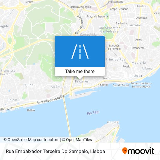 Rua Embaixador Terxeira Do Sampaio map