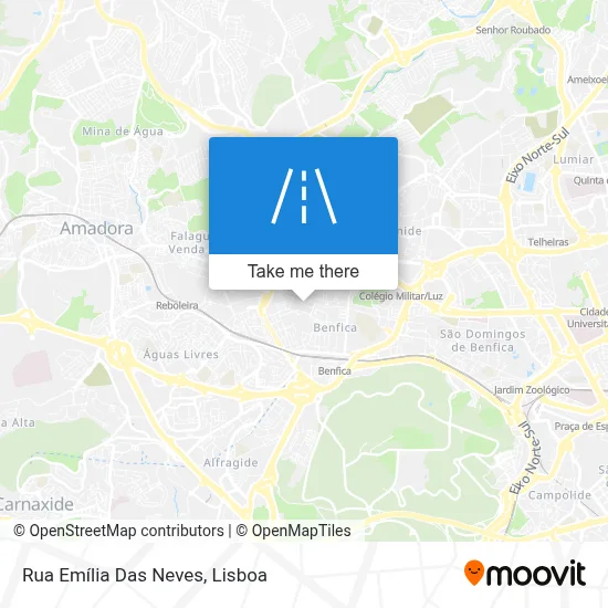 Rua Emília Das Neves map
