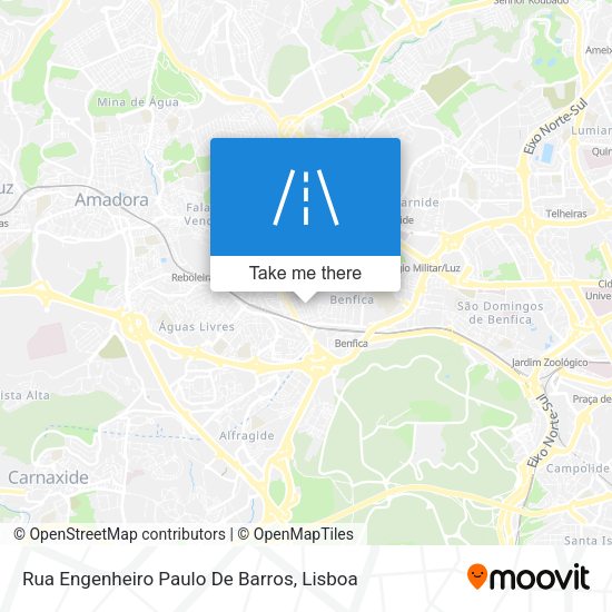 Rua Engenheiro Paulo De Barros map