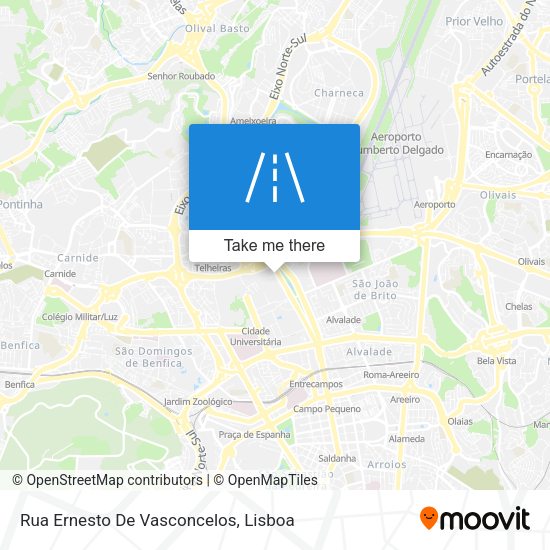 Rua Ernesto De Vasconcelos map