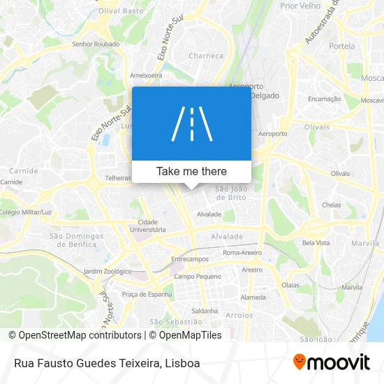 Rua Fausto Guedes Teixeira map