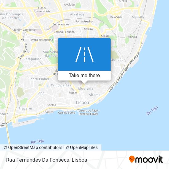 Rua Fernandes Da Fonseca mapa