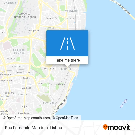 Rua Fernando Maurício map