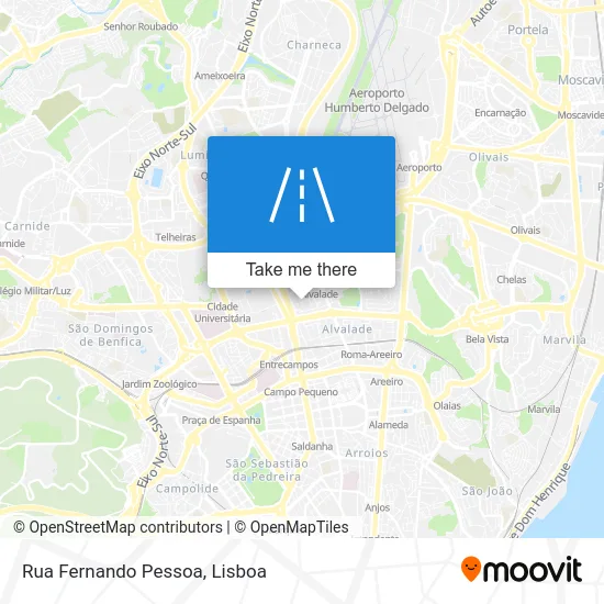 Rua Fernando Pessoa map