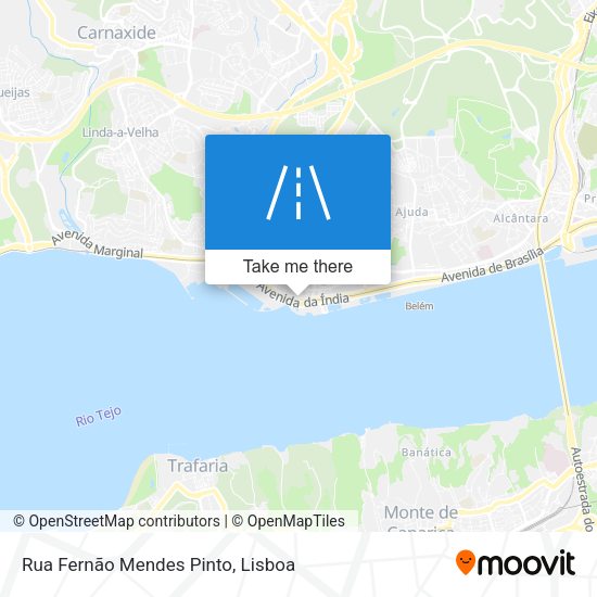 Rua Fernão Mendes Pinto map