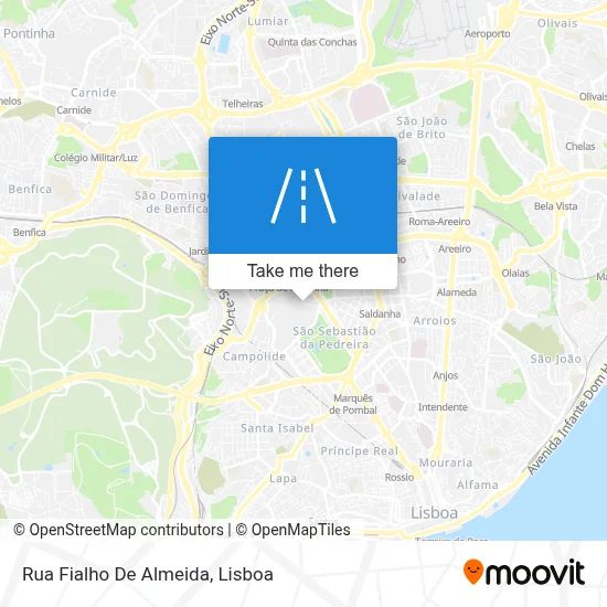 Rua Fialho De Almeida map