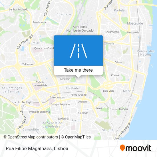 Rua Filipe Magalhães map
