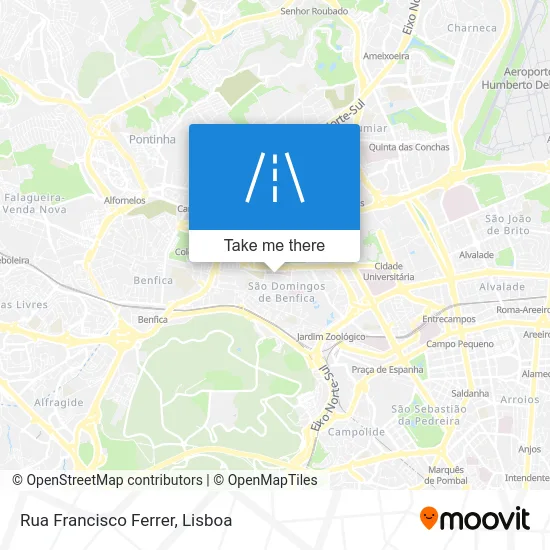 Rua Francisco Ferrer map