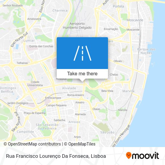Rua Francisco Lourenço Da Fonseca map