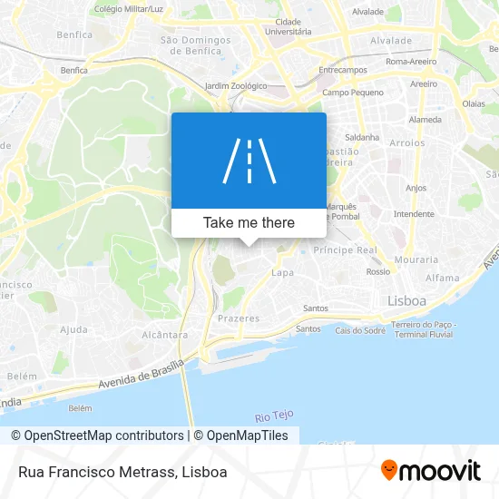 Rua Francisco Metrass map