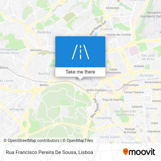 Rua Francisco Pereira De Sousa mapa