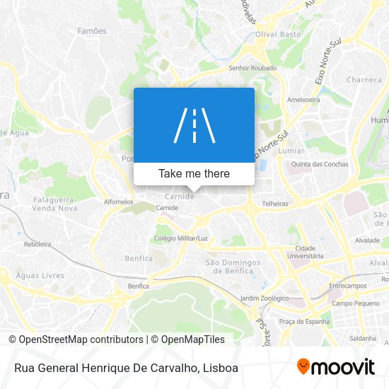 Rua General Henrique De Carvalho mapa