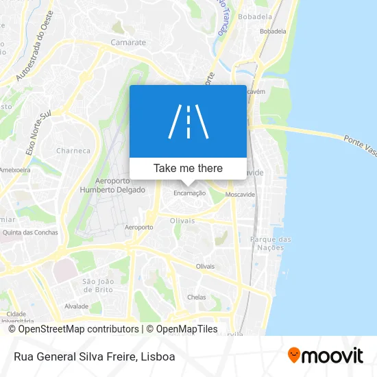 Rua General Silva Freire map