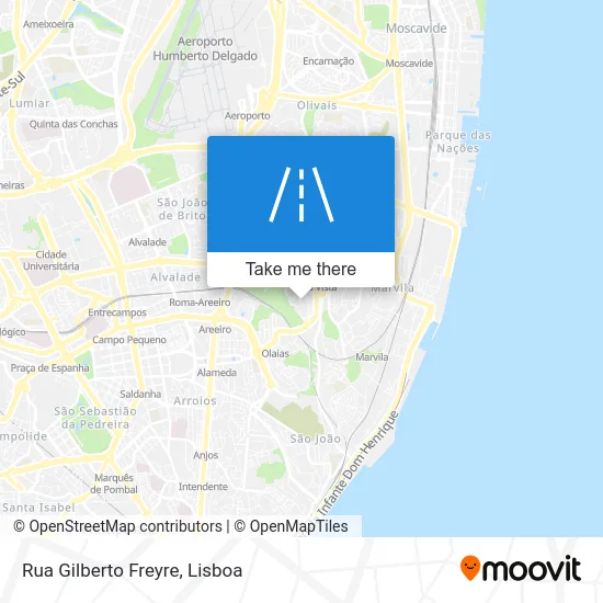 Rua Gilberto Freyre map