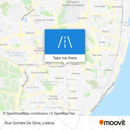Rua Gomes Da Silva map