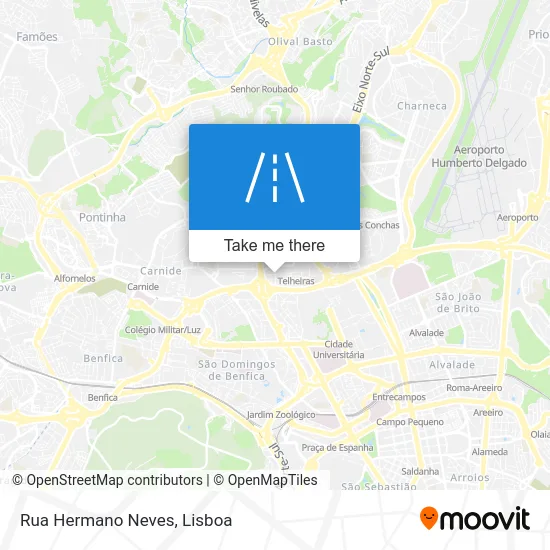 Rua Hermano Neves map