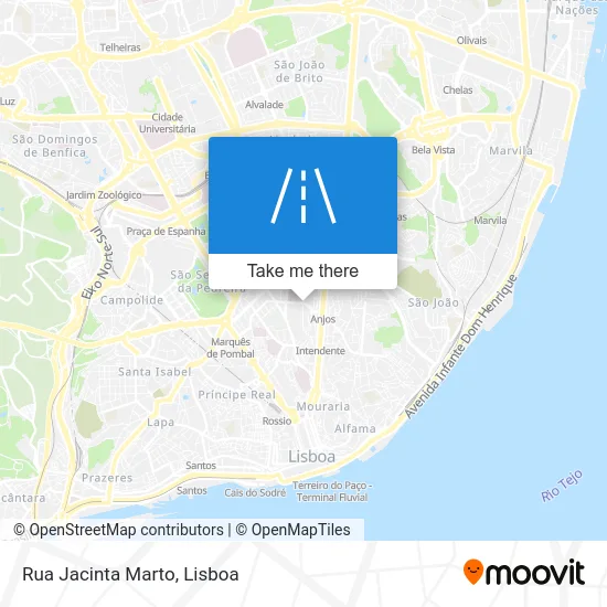 Rua Jacinta Marto map