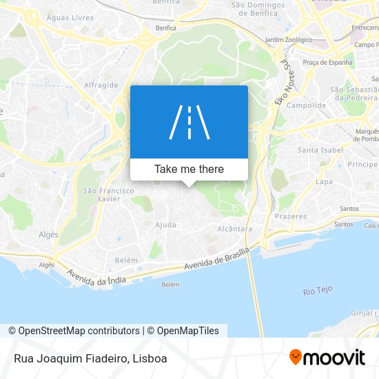 Rua Joaquim Fiadeiro mapa
