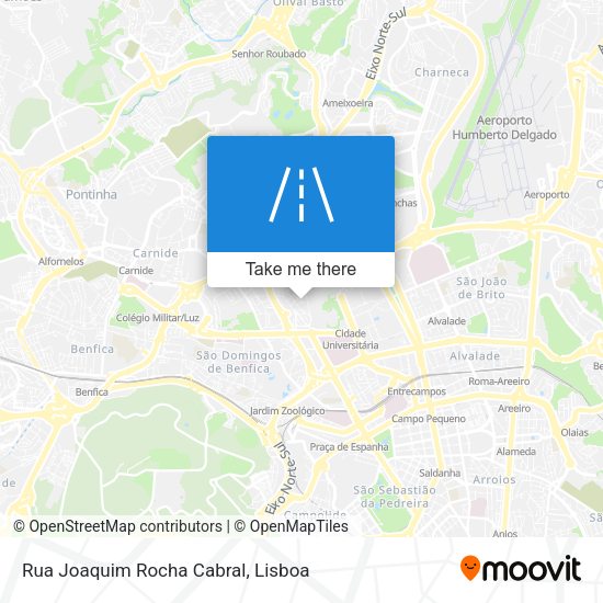 Rua Joaquim Rocha Cabral mapa