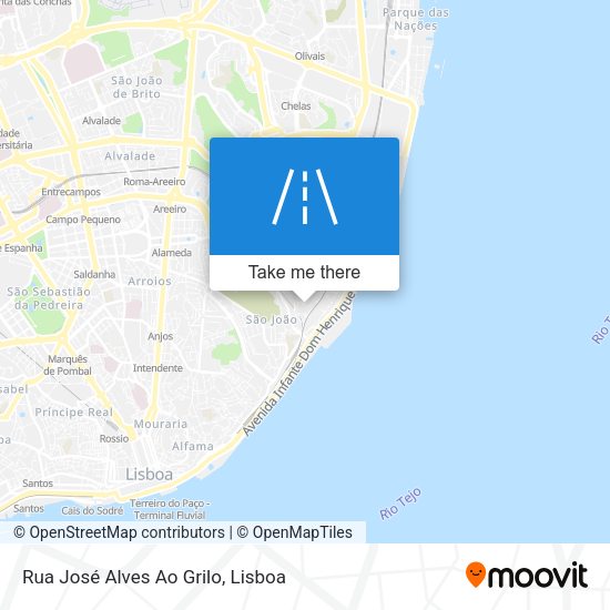 Rua José Alves Ao Grilo map