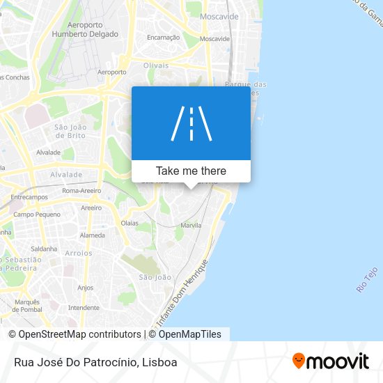 Rua José Do Patrocínio map