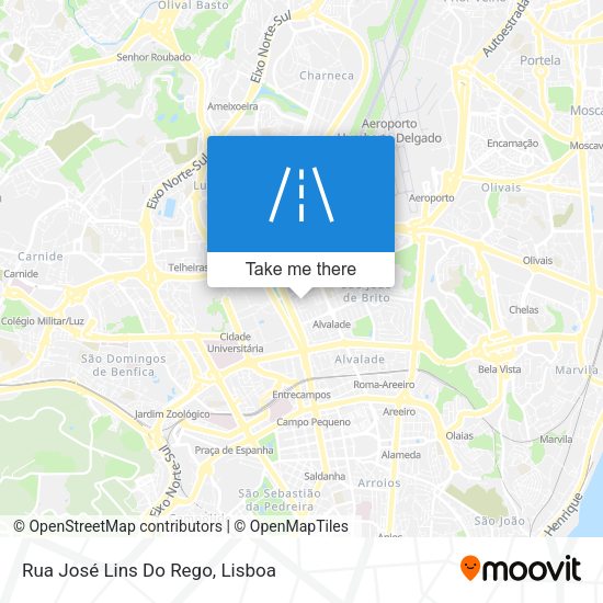 Rua José Lins Do Rego map