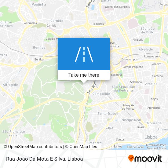 Rua João Da Mota E Silva map