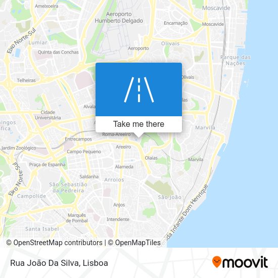 Rua João Da Silva mapa