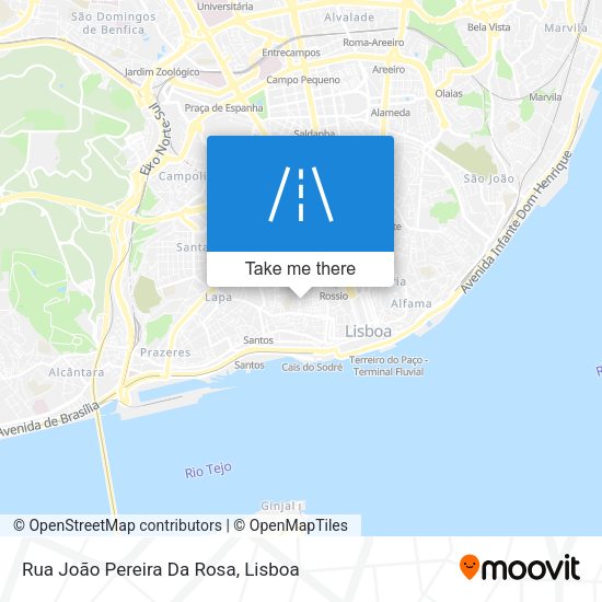Rua João Pereira Da Rosa map