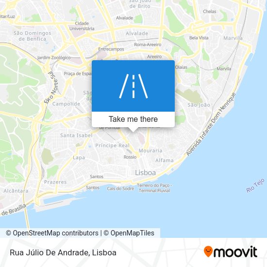 Rua Júlio De Andrade map