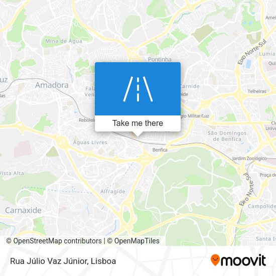 Rua Júlio Vaz Júnior map