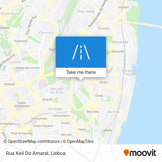 Rua Keil Do Amaral mapa