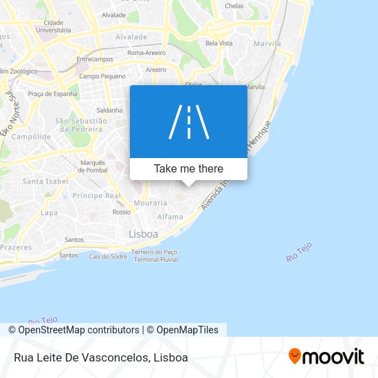 Rua Leite De Vasconcelos mapa