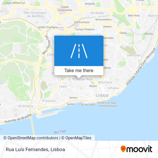 Rua Luís Fernandes map