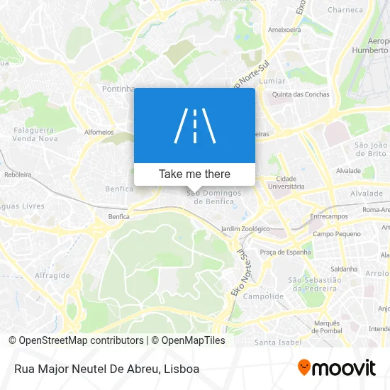 Rua Major Neutel De Abreu map
